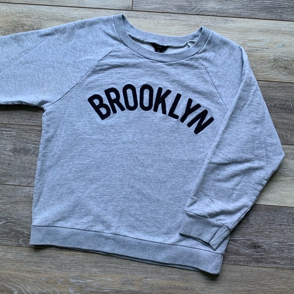 J. Crew Tops - J. Crew Gray “Brooklyn” Crewneck Sweatshirt (M)